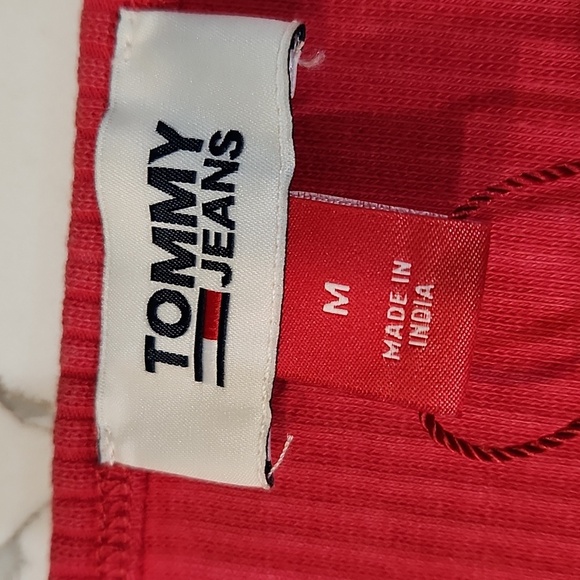 NWT Tommy Hilfiger Women's Washed Ribbed Sleeveless Midi Dress Size Medium - Picture 10 of 11